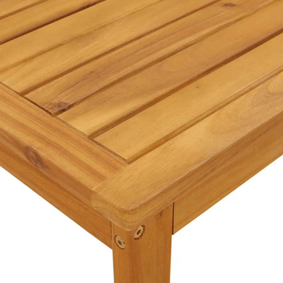 Salon palette de jardin 4 pcs bois d'acacia massif - 6