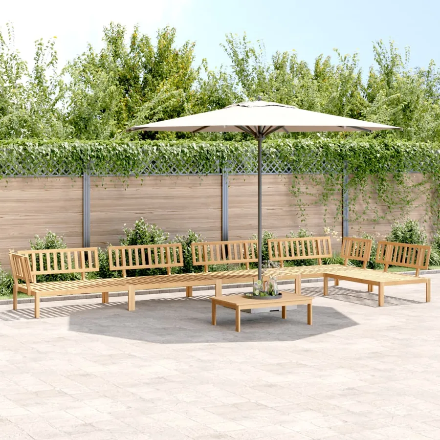 Salon palette de jardin 6 pcs bois d'acacia massif