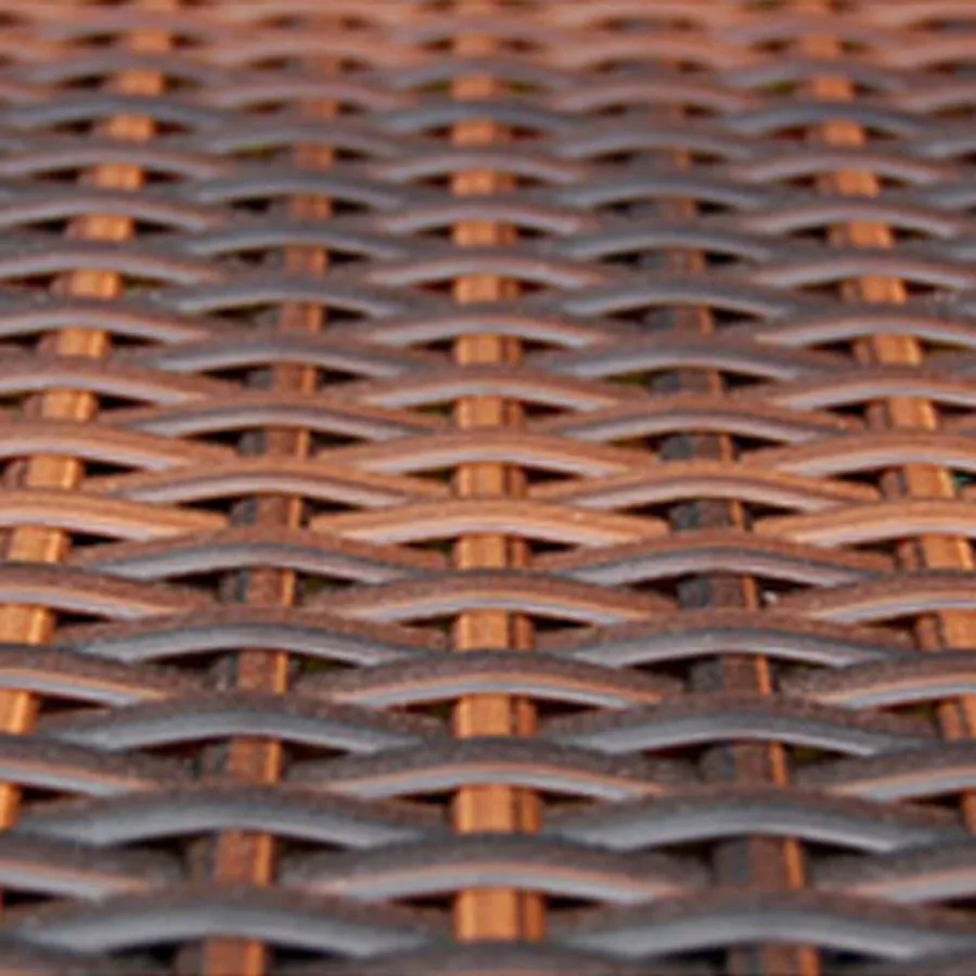Salon de jardin 6 pcs avec coussins Résine tressée Marron - 6