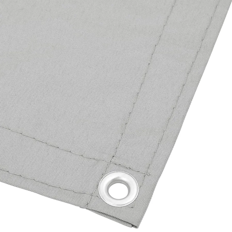 Écran de balcon gris clair 120x800 cm 100% polyester oxford - 4