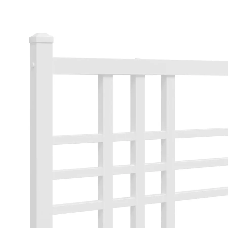 Tête de lit de remplacement métal blanc 200 cm - 5