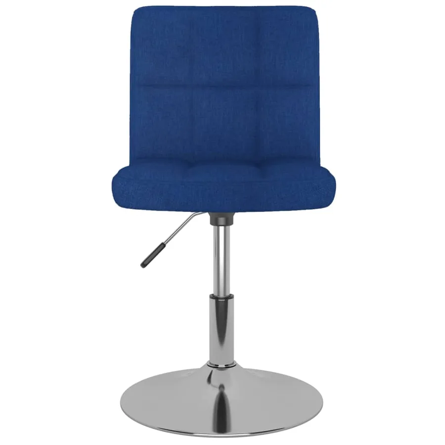 Chaises pivotantes à manger lot de 4 bleu tissu - 4