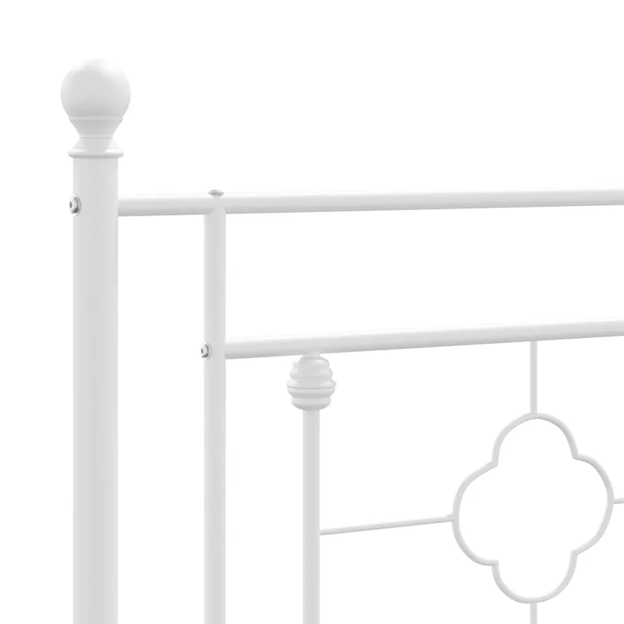 Tête de lit de remplacement métal blanc 160 cm - 6