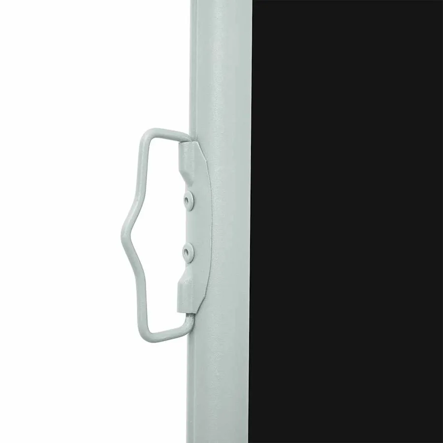 Auvent latéral rétractable de patio 120x500 cm Noir - 9