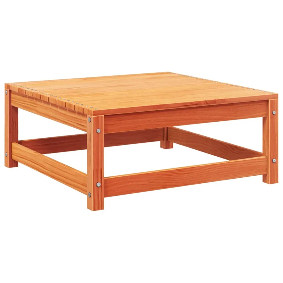 Canapé d'angle de jardin avec coussins et repose-pieds - 8