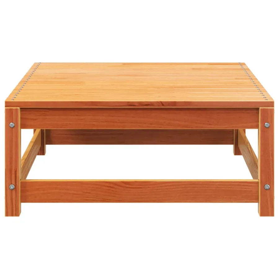 Canapé d'angle de jardin avec coussins et repose-pieds - 9