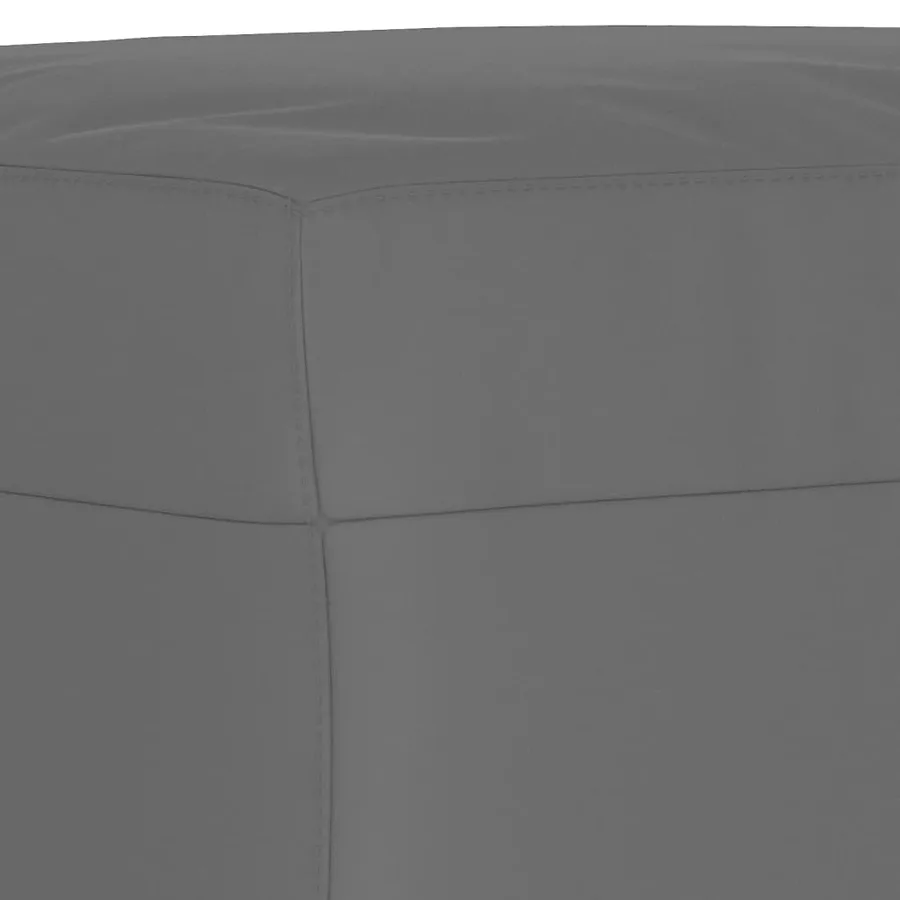Ensemble de canapés 3 pcs coussins Gris foncé Tissu microfibre - 8