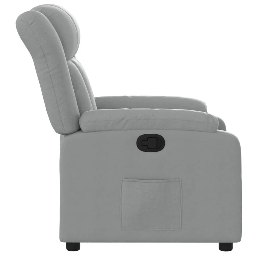 Fauteuil inclinable Gris clair Tissu - 7