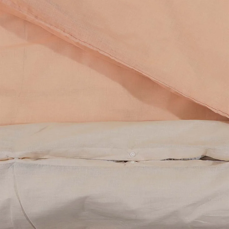 Ensemble de housse de couette rose 260x240 cm Coton - 4