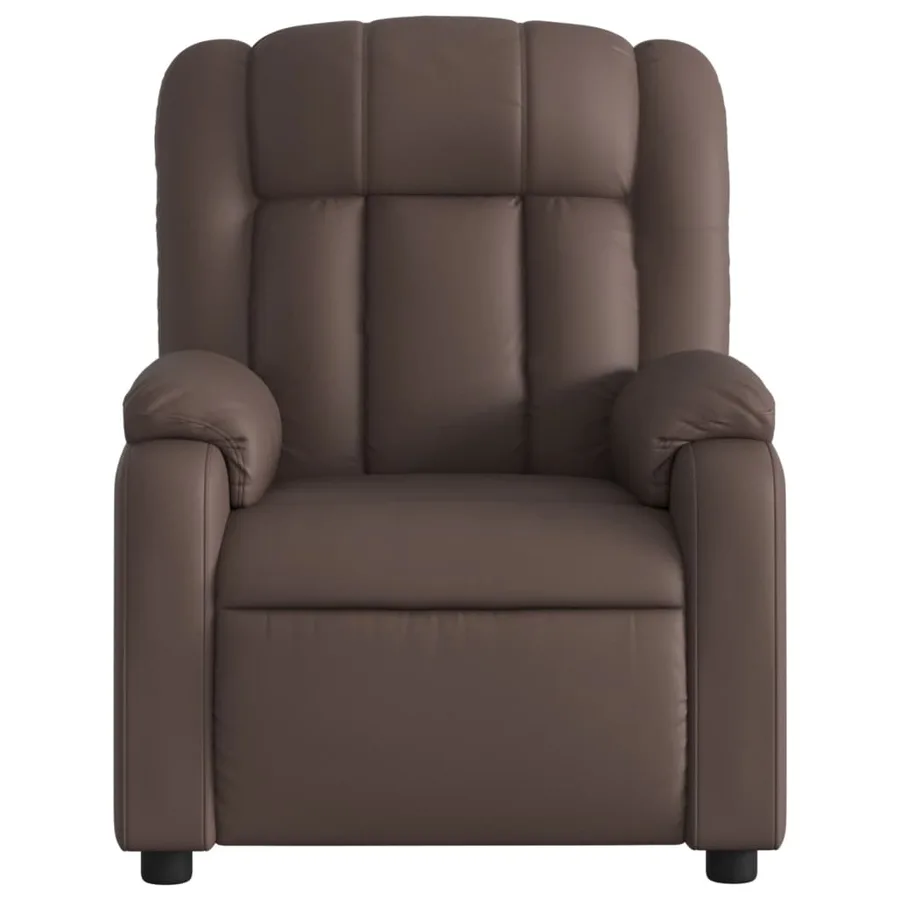 Fauteuil inclinable Marron Similicuir - 6