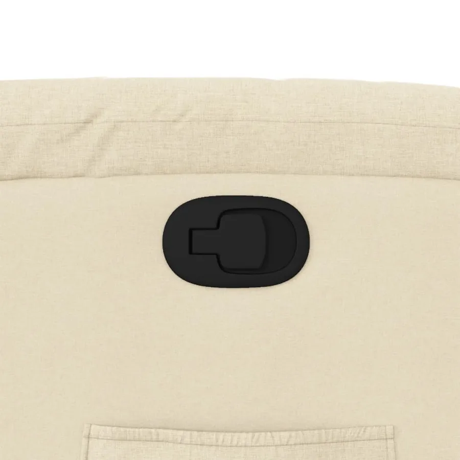 Fauteuil inclinable Crème Tissu - 9