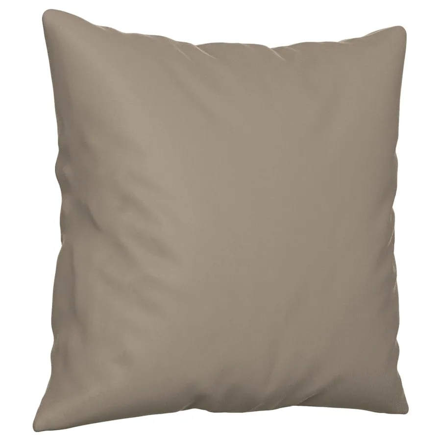 Ensemble de canapés 4 pcs avec coussins Taupe Tissu microfibre - 7