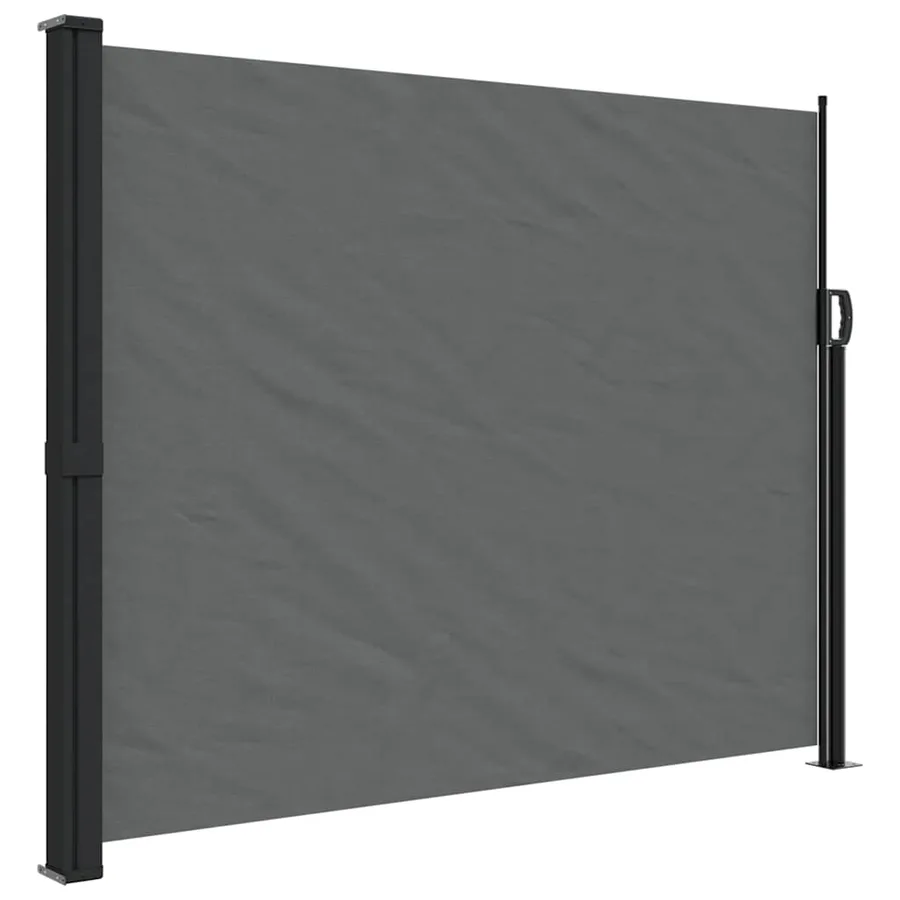 Auvent latéral rétractable anthracite 160x500 cm - 2