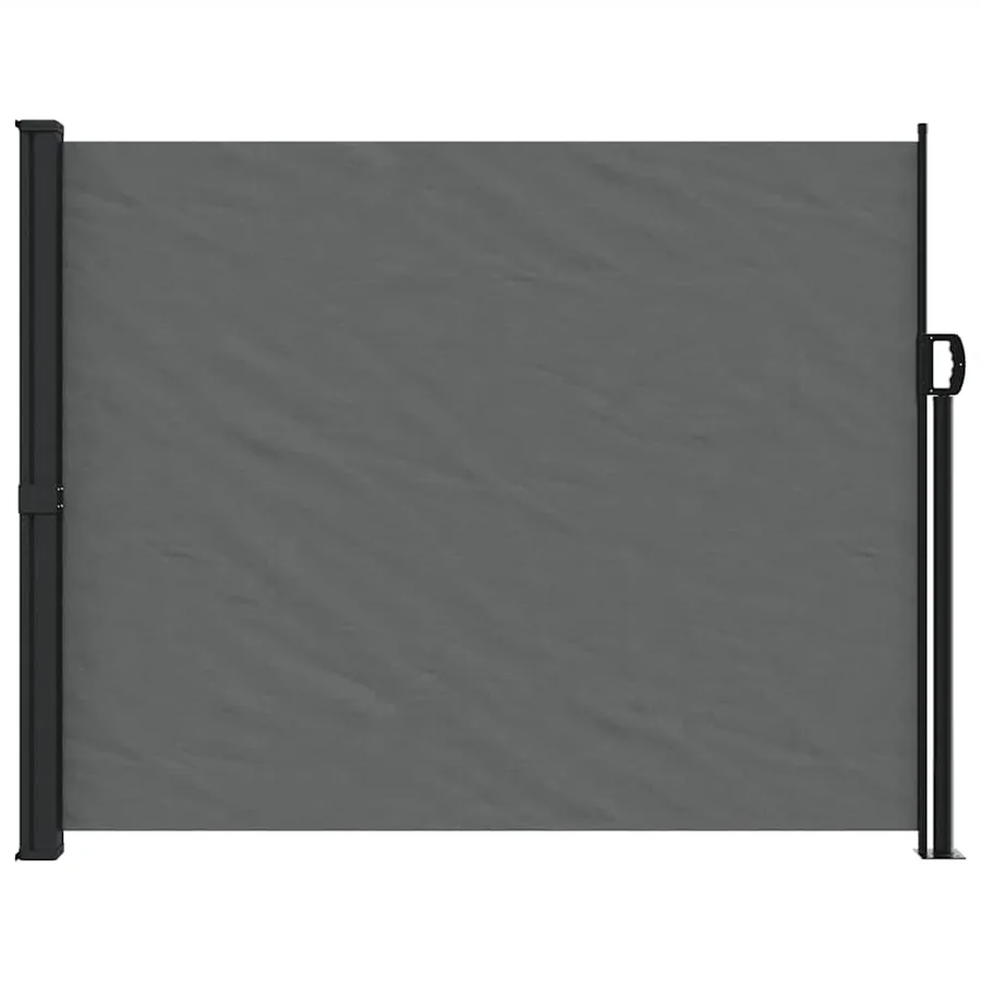 Auvent latéral rétractable anthracite 160x500 cm - 4