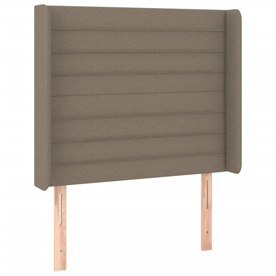 Tête de lit à LED Taupe 103x16x118/128 cm Tissu - 3