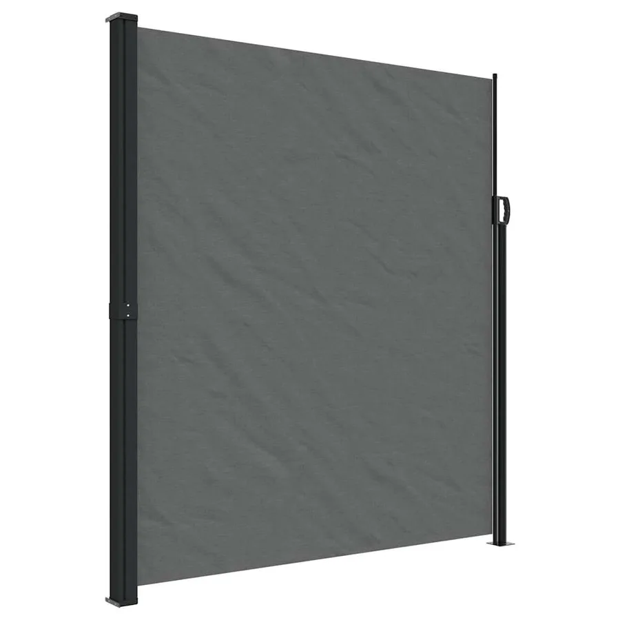 Auvent latéral rétractable anthracite 220x600 cm - 2