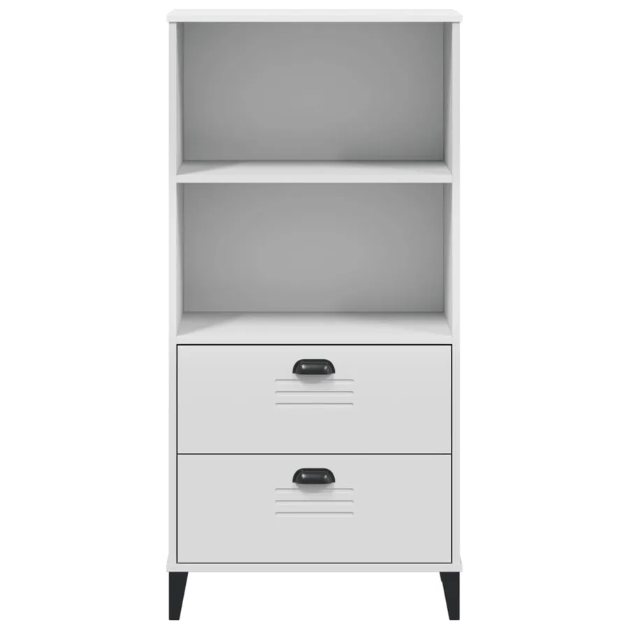 Bibliothèque VIKEN blanc 60x35x123 cm bois d'ingénierie - 6