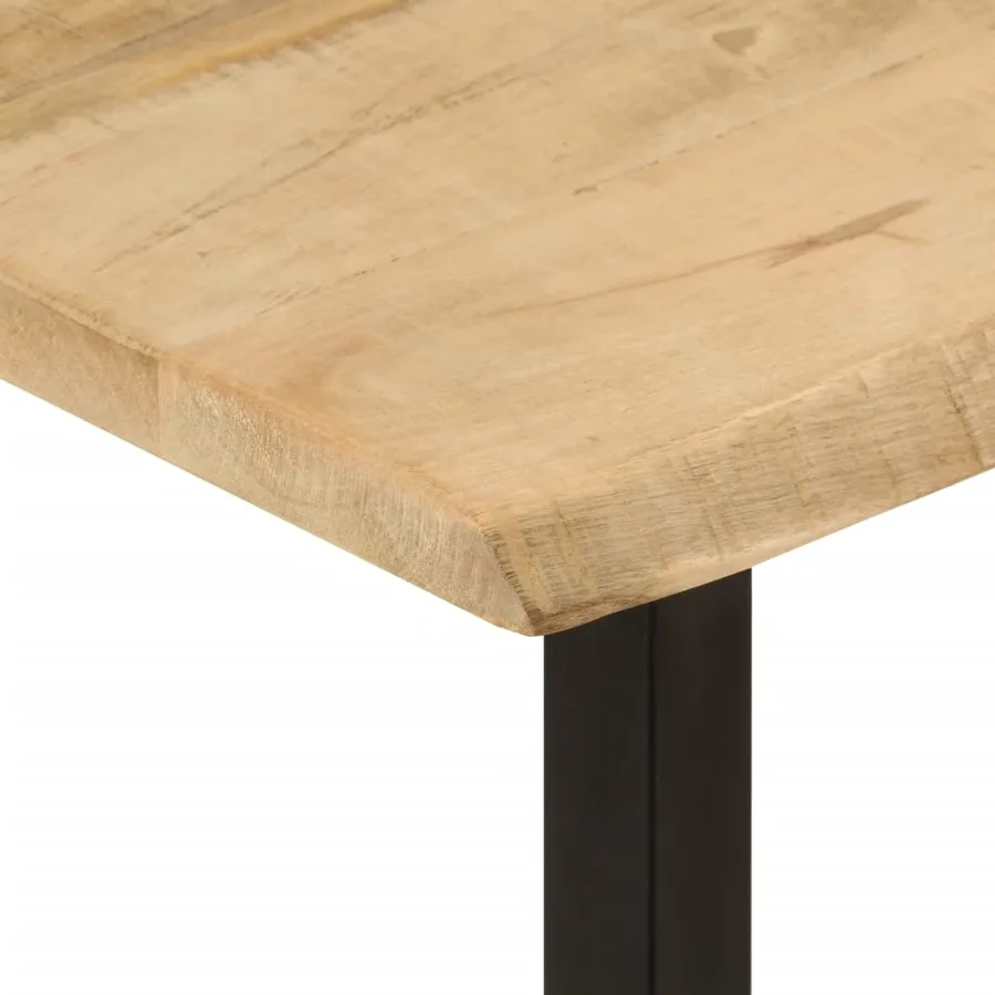 Table console à live edge 105x33x76 cm bois de manguier massif - 6