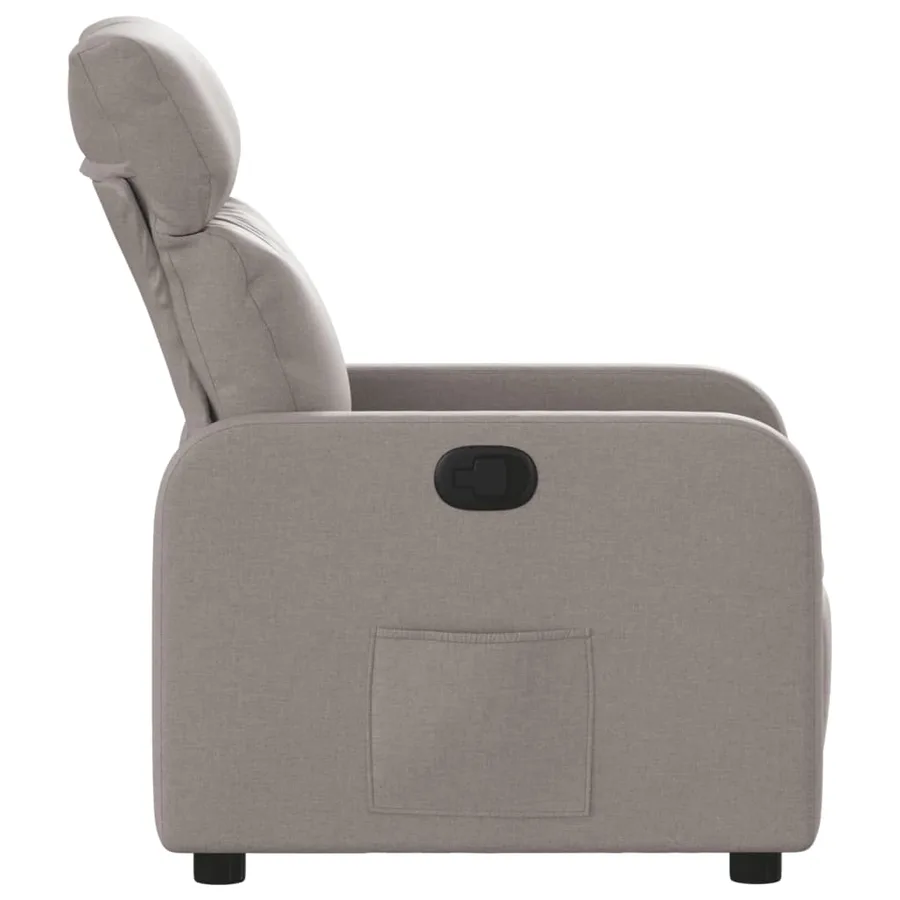 Fauteuil inclinable Taupe Tissu - 7
