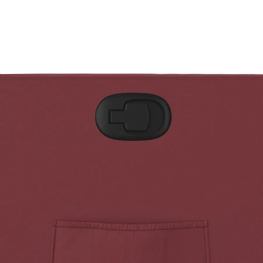 Fauteuil inclinable Rouge bordeaux Similicuir - 9