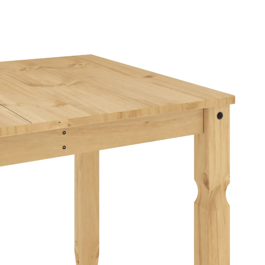 Table à manger Corona 160x80x75 cm bois massif de pin - 7