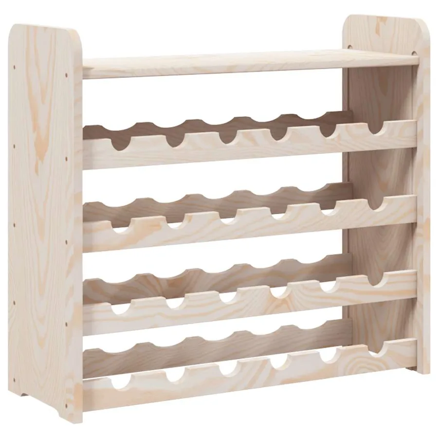 Casier à vin et panneau supérieur 67,5x25x60 cm bois pin massif - 2