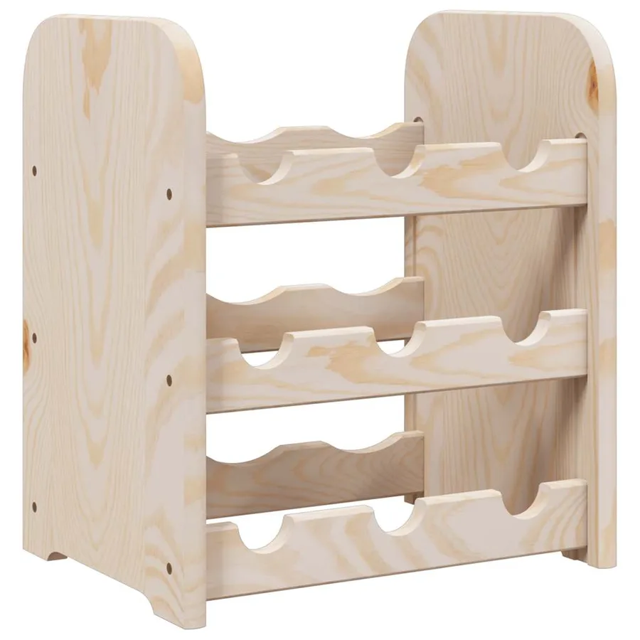 Casier à vin 33x25x37 cm bois de pin massif - 2