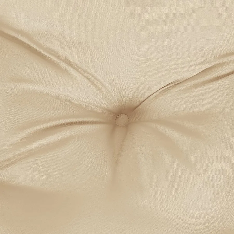 Coussins de chaise à dossier bas lot de 2 beige tissu oxford - 8