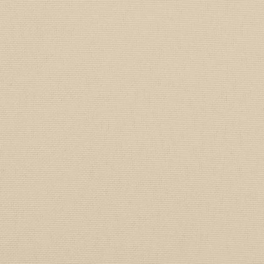 Coussins de chaise à dossier bas lot de 2 beige tissu oxford - 9