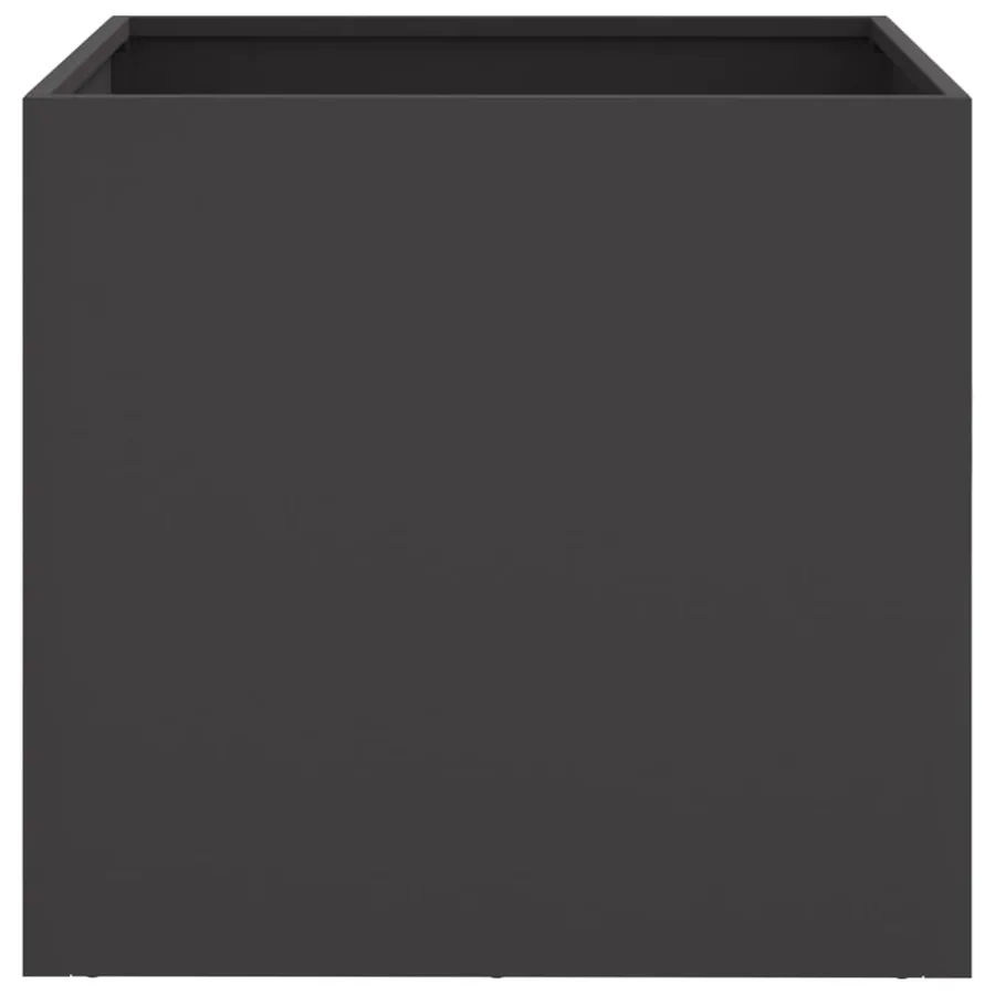 Jardinières 2 pcs noir 49x47x46 cm acier - 5