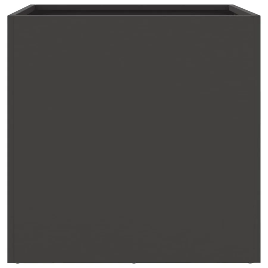 Jardinières 2 pcs noir 49x47x46 cm acier - 6