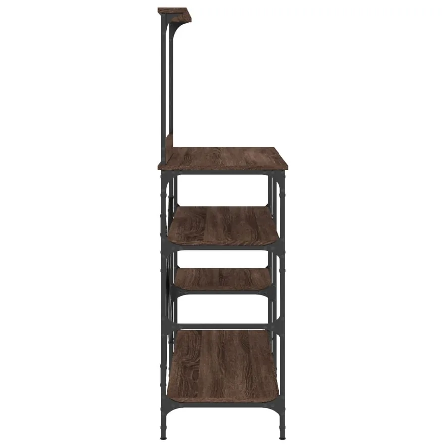 Support de boulanger chêne marron 90x40x132 cm - 5