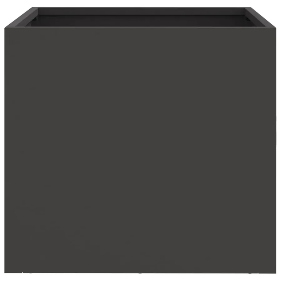 Jardinières 2 pcs noir 32x30x29 cm acier - 5