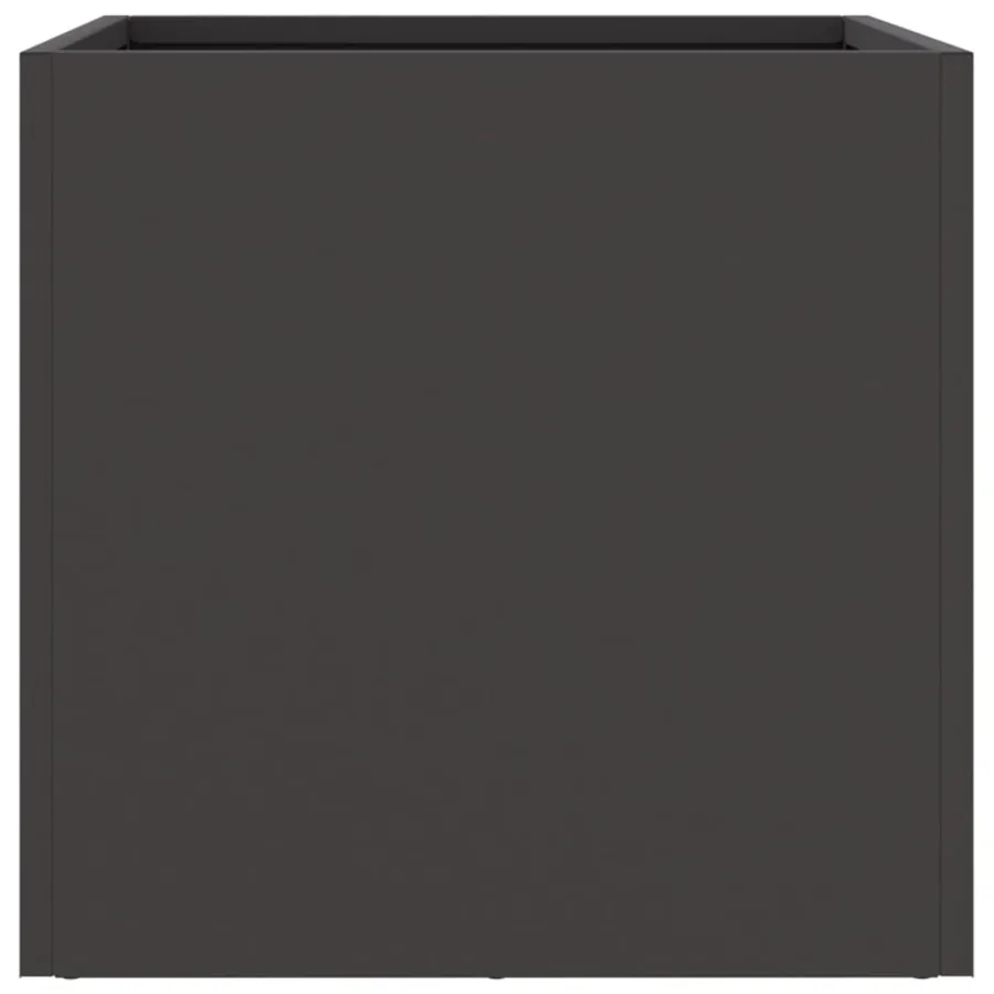 Jardinières 2 pcs noir 32x30x29 cm acier - 6
