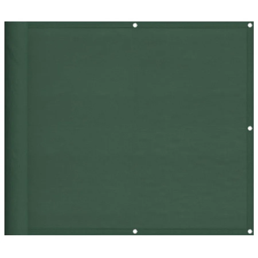 Écran de balcon vert foncé 90x800 cm 100% polyester oxford - 2