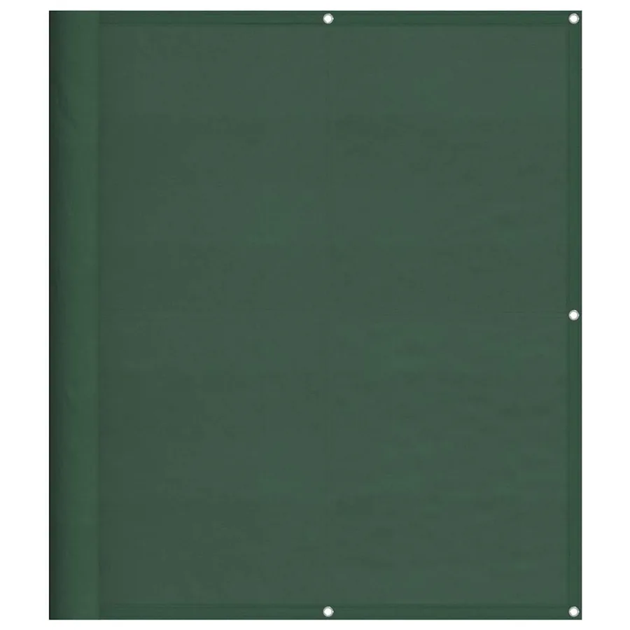 Écran de balcon vert foncé 120x700 cm 100% polyester oxford - 2