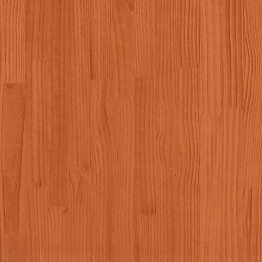 Canapé d’angle de jardin cire marron bois de pin massif - 7