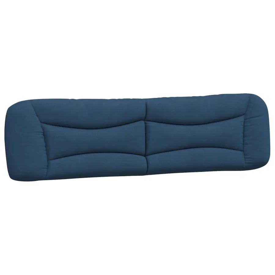 Coussin de tête de lit Hvar bleu 200 cm tissu - 2
