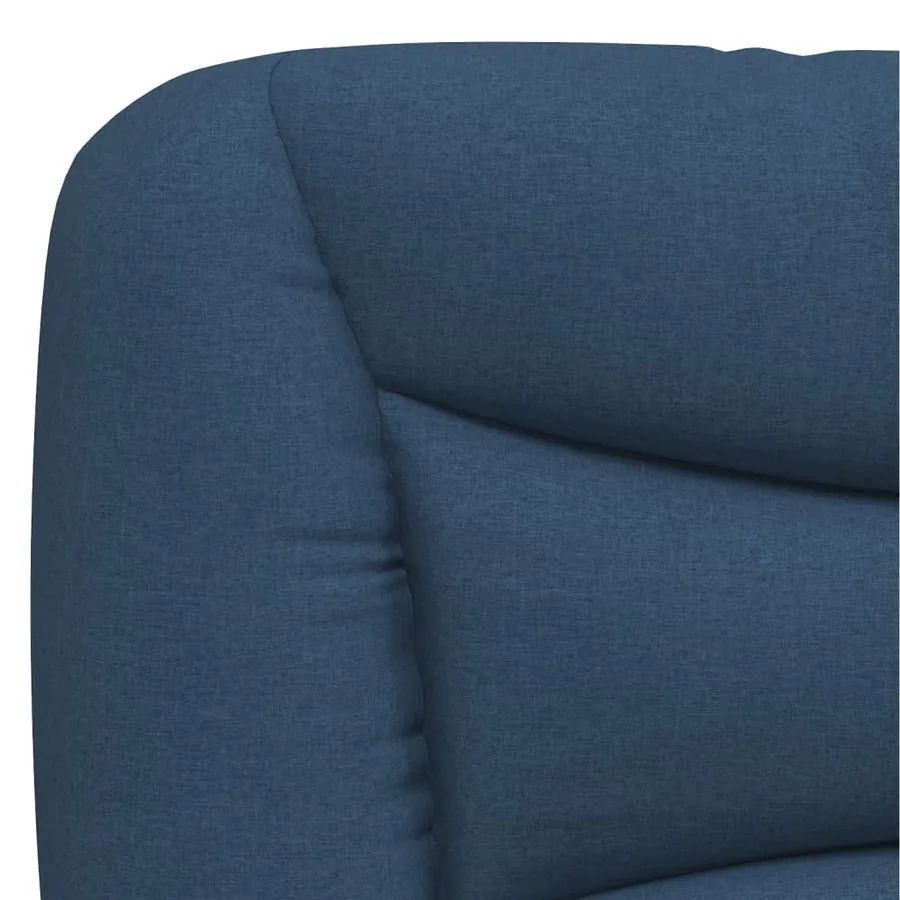Coussin de tête de lit Hvar bleu 200 cm tissu - 8