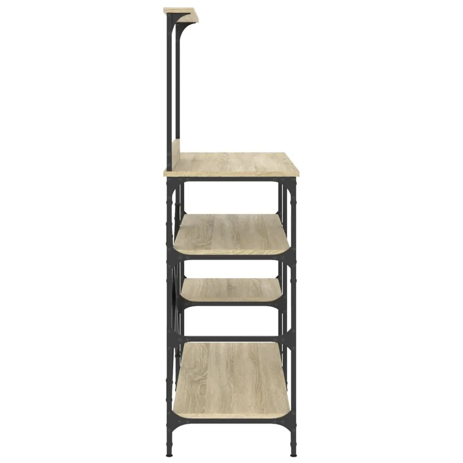 Support de boulanger chêne sonoma 90x40x132 cm - 5