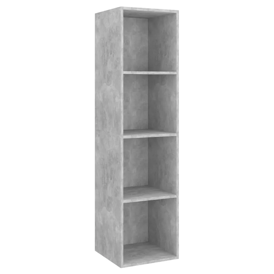 Ensemble de meuble TV 3 pcs Gris béton Bois d'ingénierie - 6
