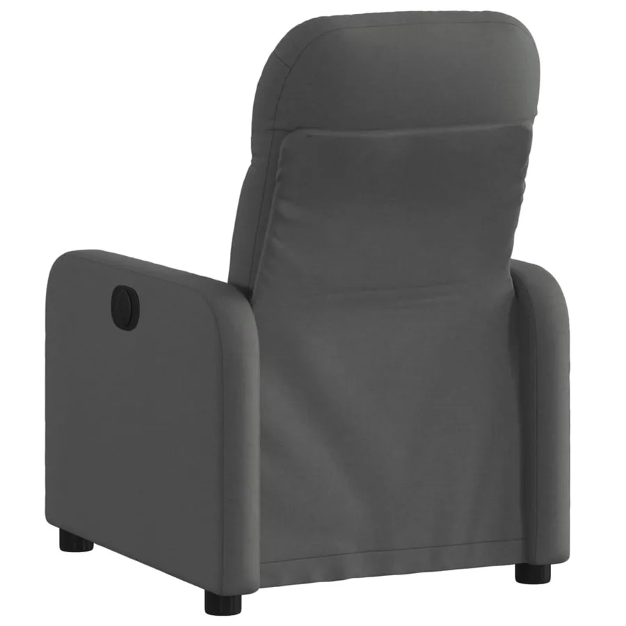 Fauteuil inclinable électrique Gris foncé Tissu - 4