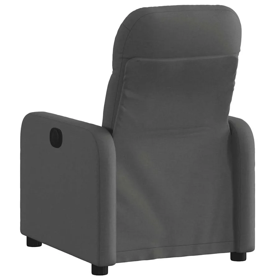 Fauteuil inclinable électrique Gris foncé Tissu - 5