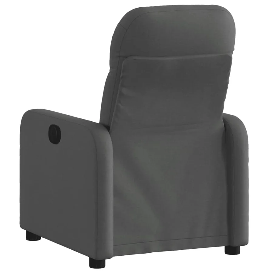 Fauteuil inclinable Gris foncé Tissu - 3