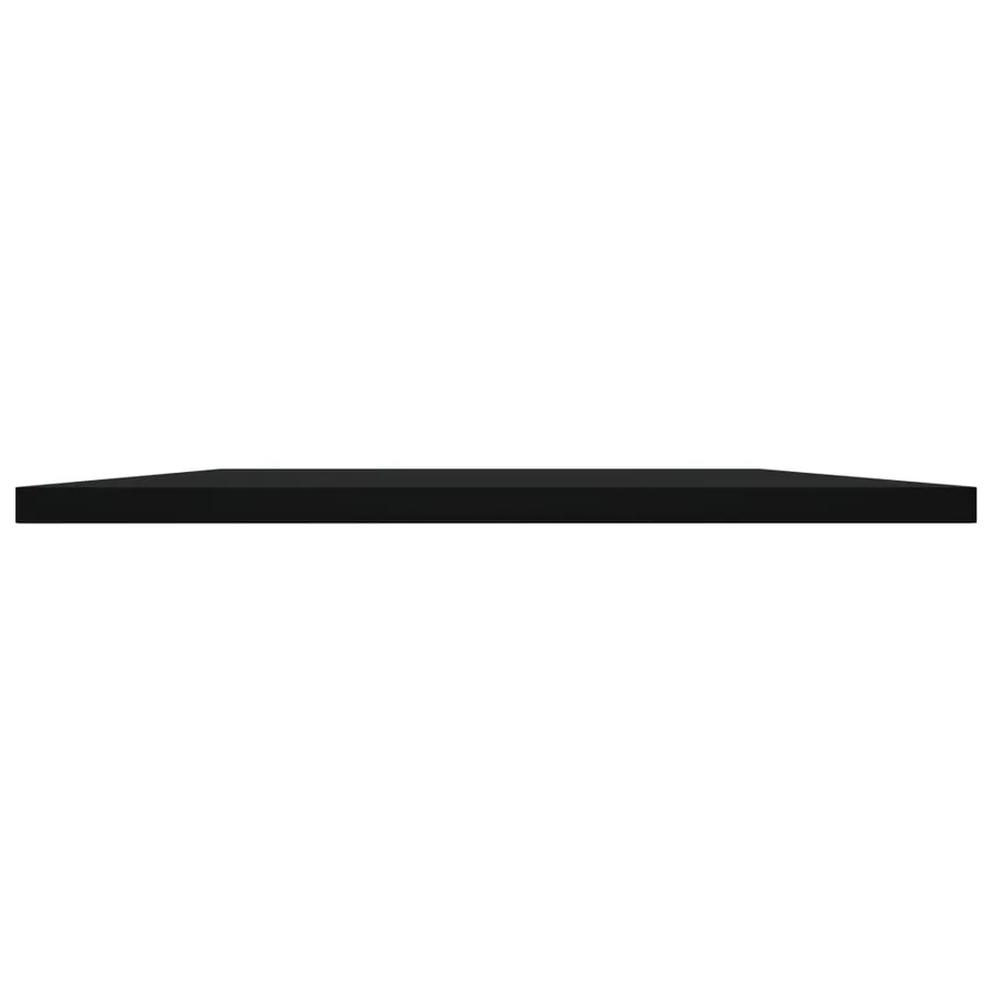 Panneaux de bibliothèque 8 pcs Noir 80x40x1,5 cm Aggloméré - 3