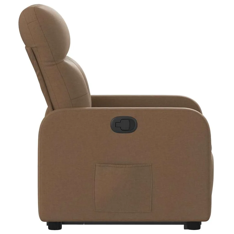 Fauteuil inclinable Marron Tissu - 10