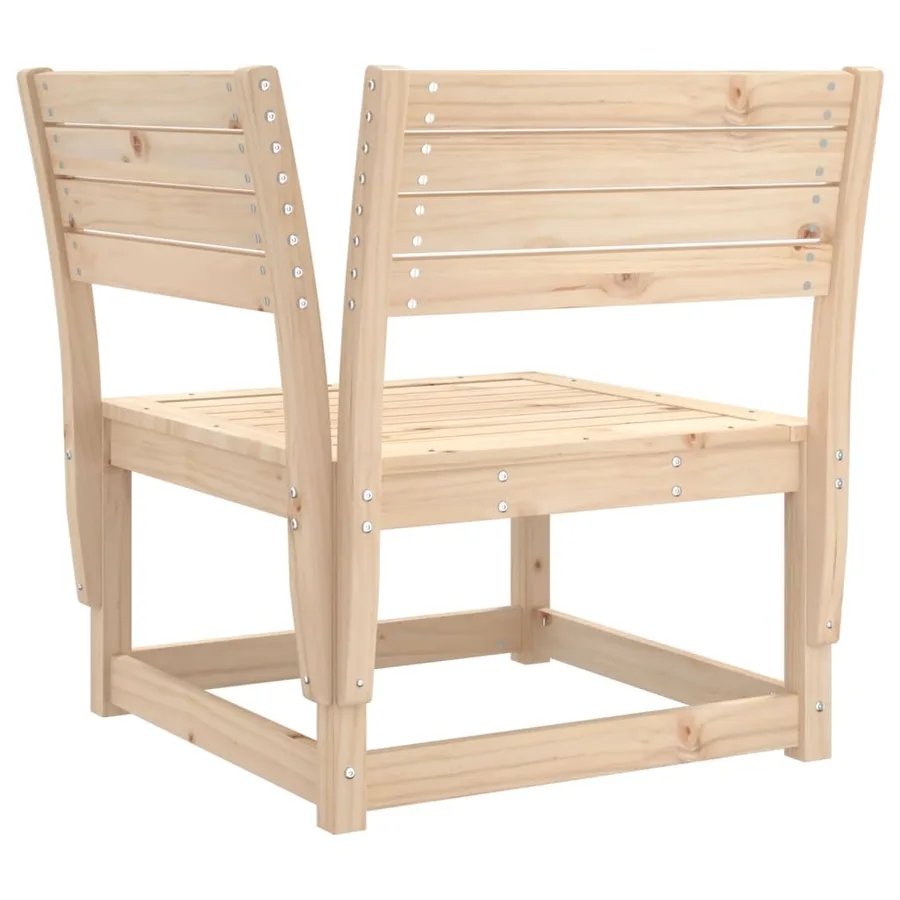 Salon de jardin 5 pcs bois de pin massif - 5