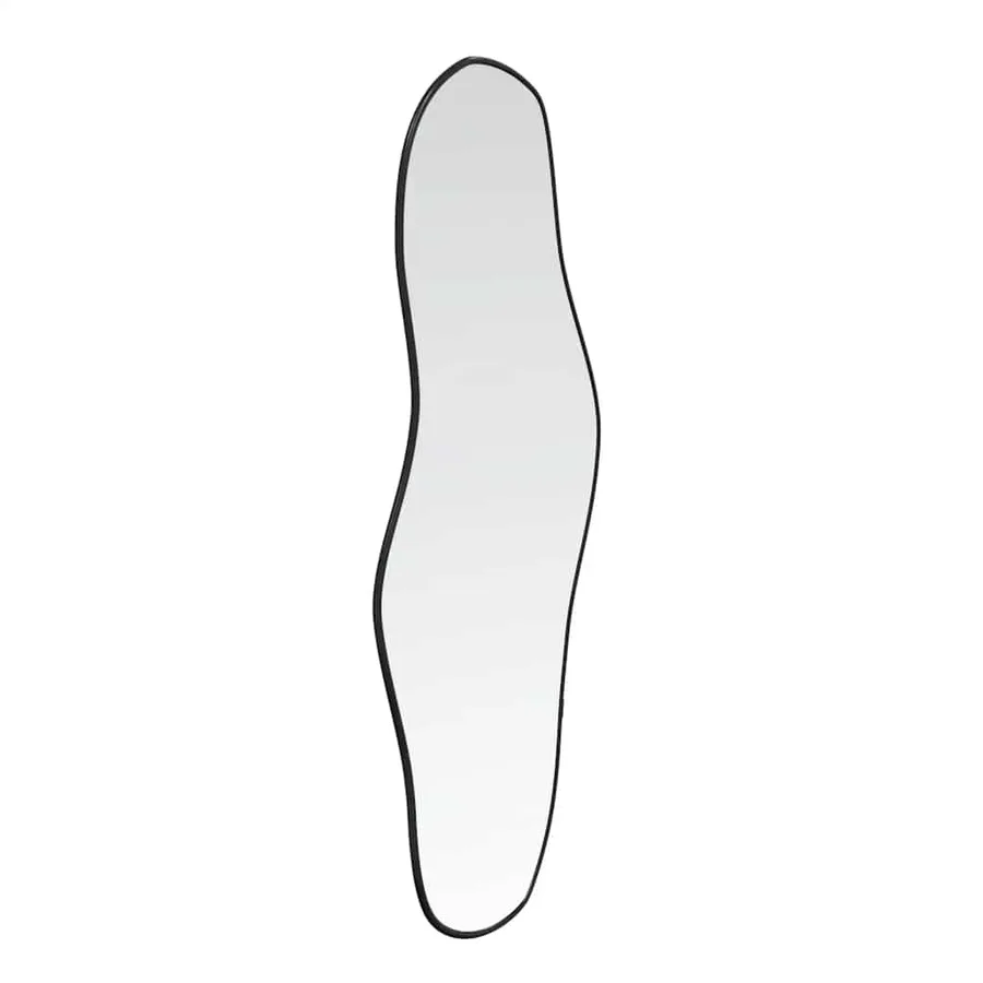 Miroir mural Noir 100x45 cm - 3