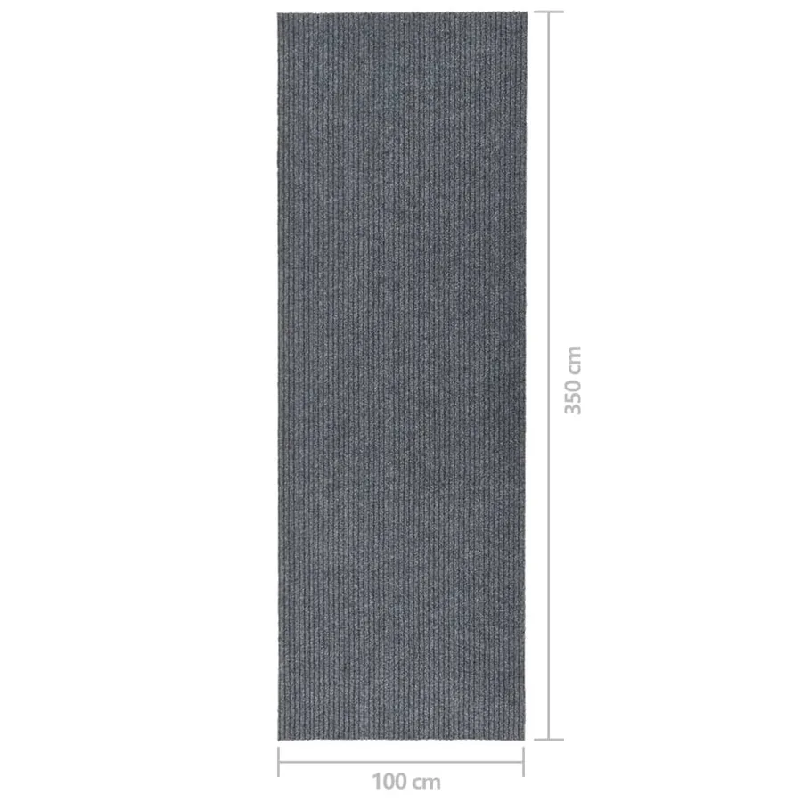 Tapis 100x350 cm Gris - 7