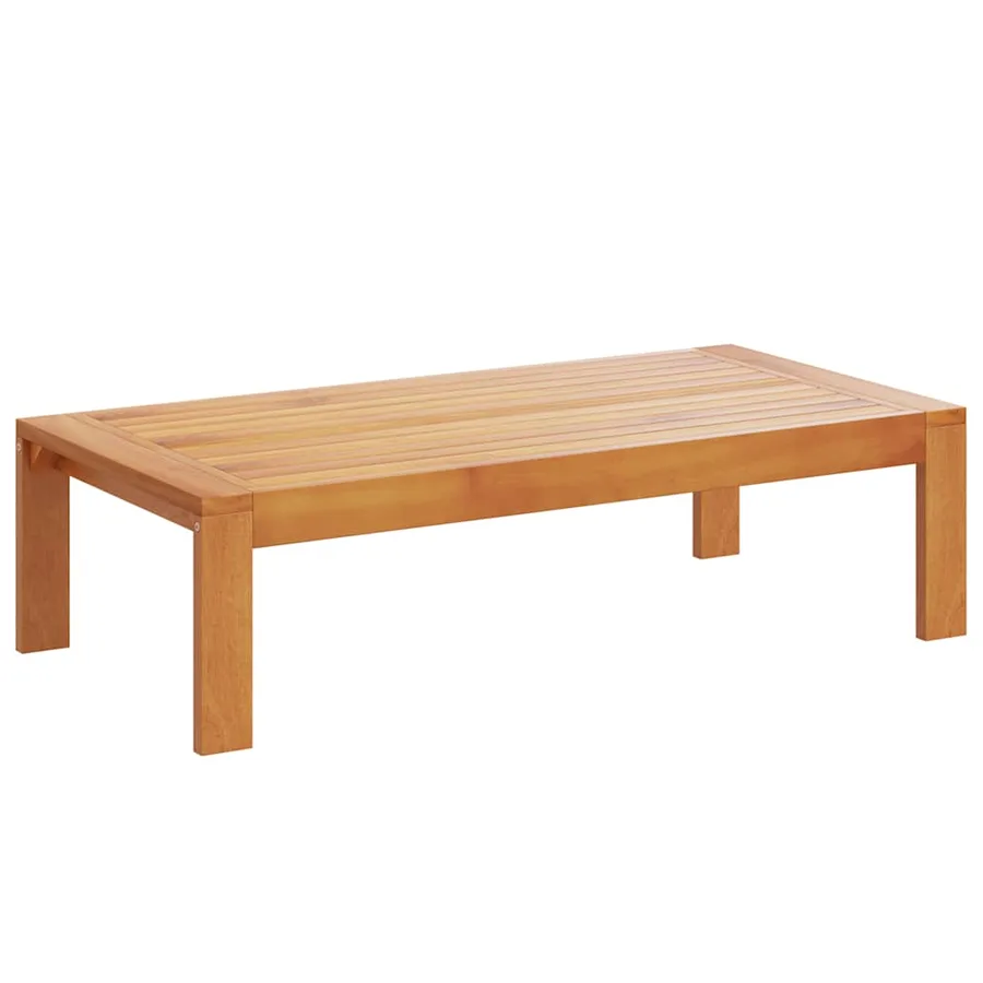 Salon de jardin avec coussins 3 pcs bois massif d'acacia - 3